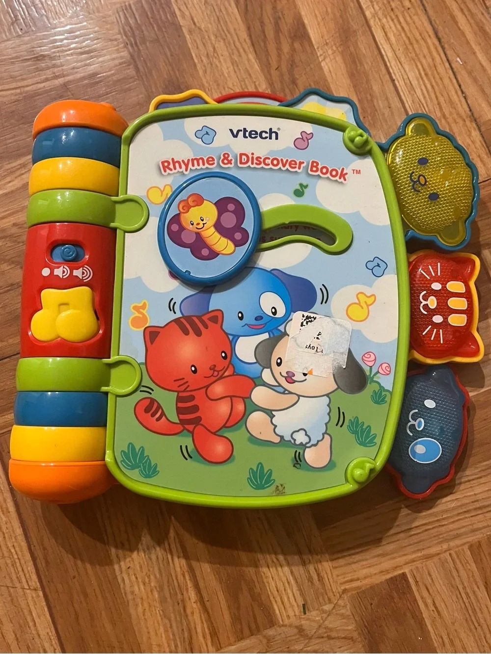 VTech Rhyme & Discover Book - Bright Multicolor Interactive Learning Toy